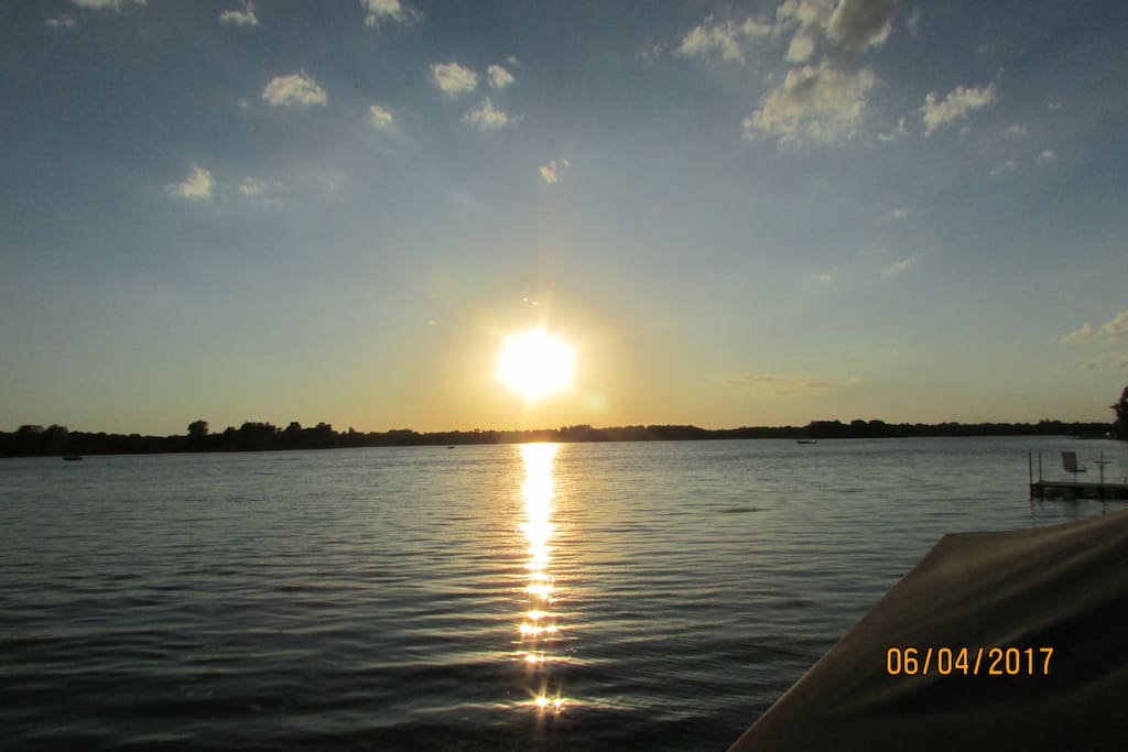 Summer sun from the deck