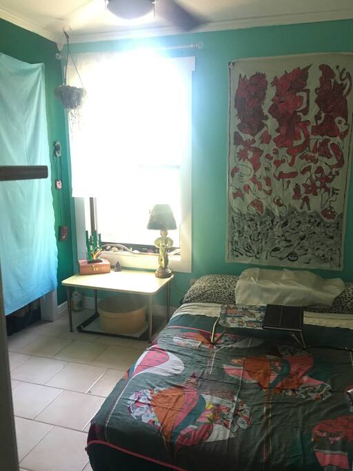 Your bedroom. All of my things will be cleared out so you can settle in.