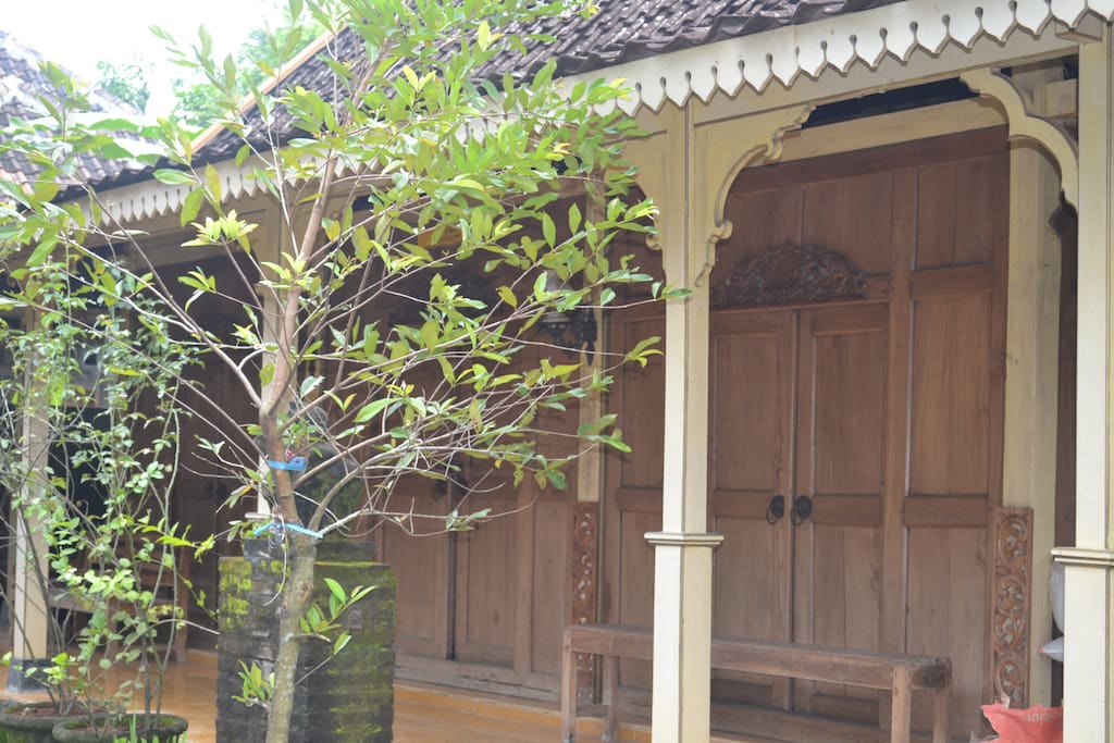 The side house (Limasan Traditional Java house)