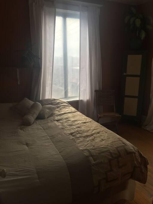 Bed and window