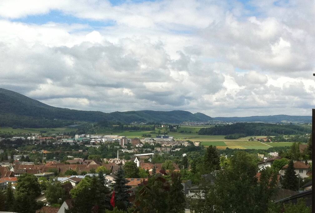 Aussicht vom oberen Stock