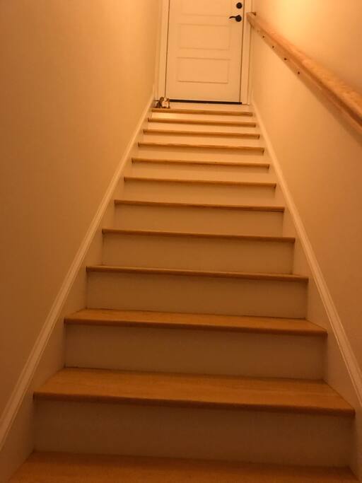 stairs to studio