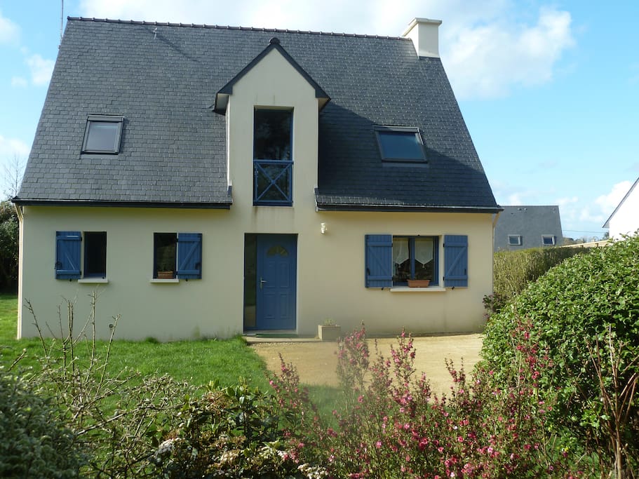 La façade de la maison