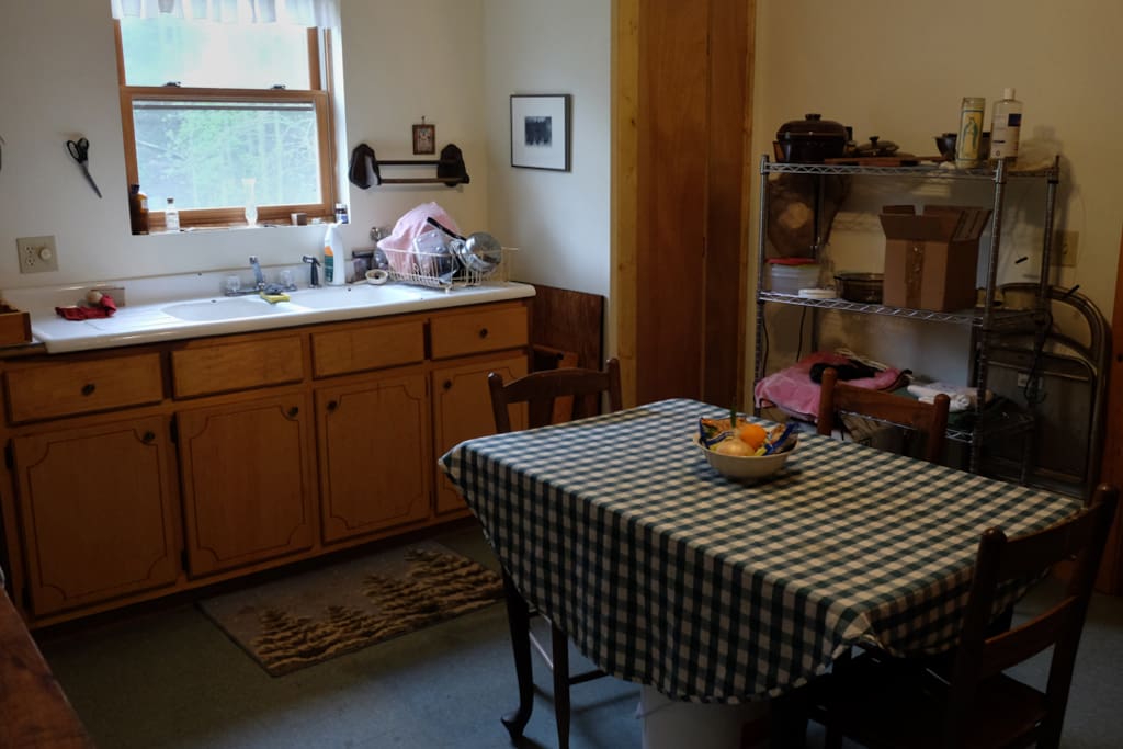 The shared kitchen