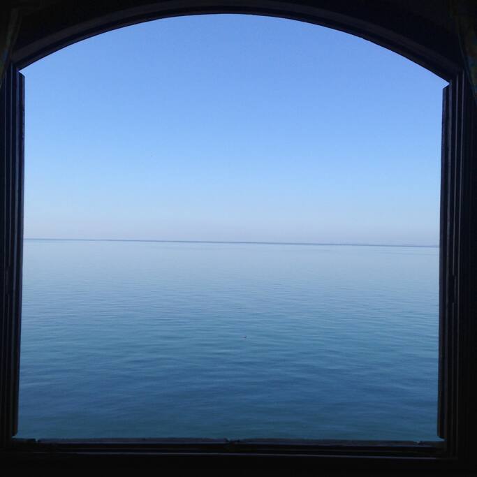 Vista da janela da suíte