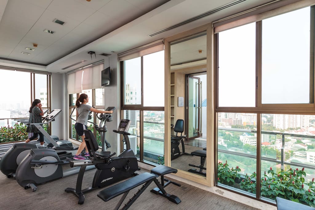 Fitness gym accessible for all guests