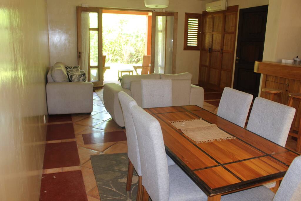 Dining table to enjoy family style meals