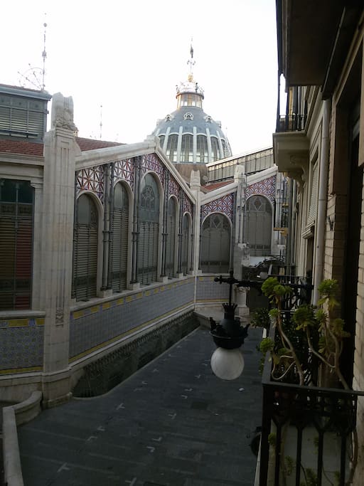 Vista desde uno de los balcones