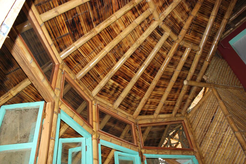 bamboo ceiling