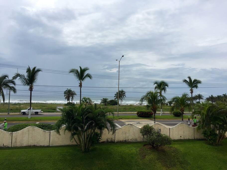 Vista del Mar desde el Fraccionamiento.