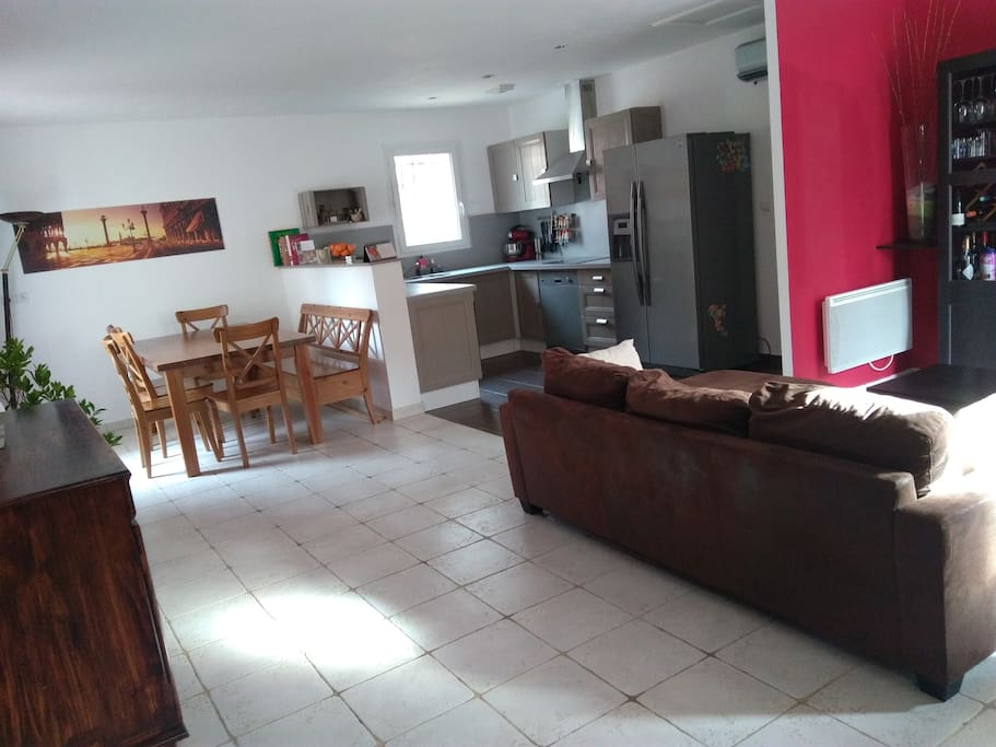 Pièce à vivre 40m²