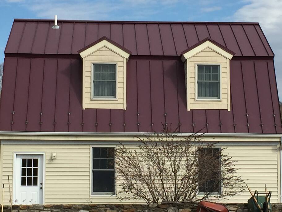 Apartment is second floor of our workshop. Separate entrance.