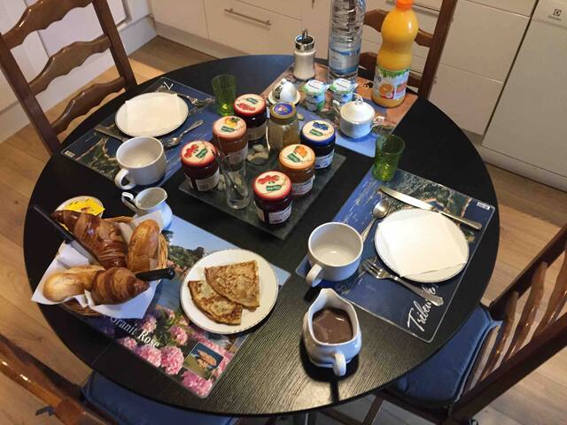 Côte de Granit Rose/Trebeurden avec petit déjeuner - Trébeurden의 B&B에서 살아보기, Bretagne, 프랑스