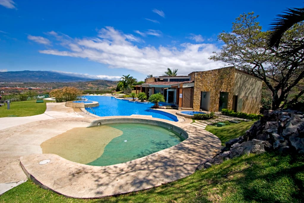 Recreational pool and club house