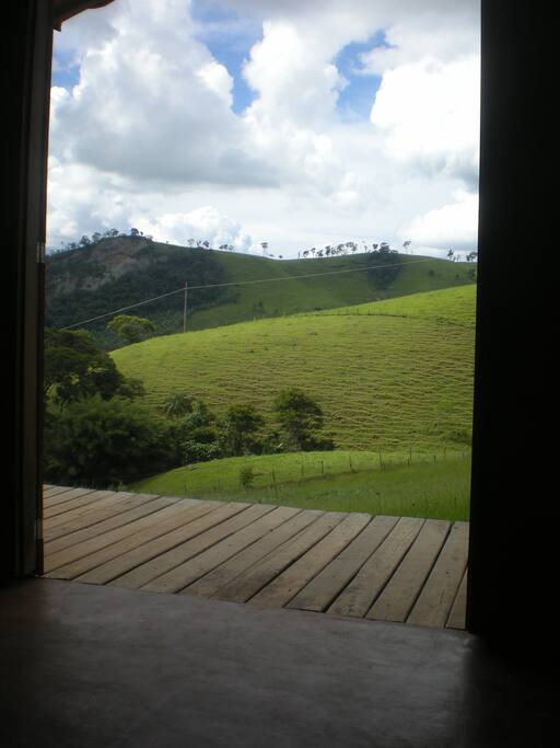 Vista do chalé