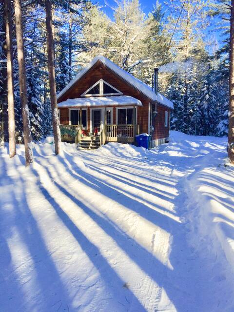 Popular Airbnb listing: Chalet in the heart of the pines in Saint Alexis Des Monts