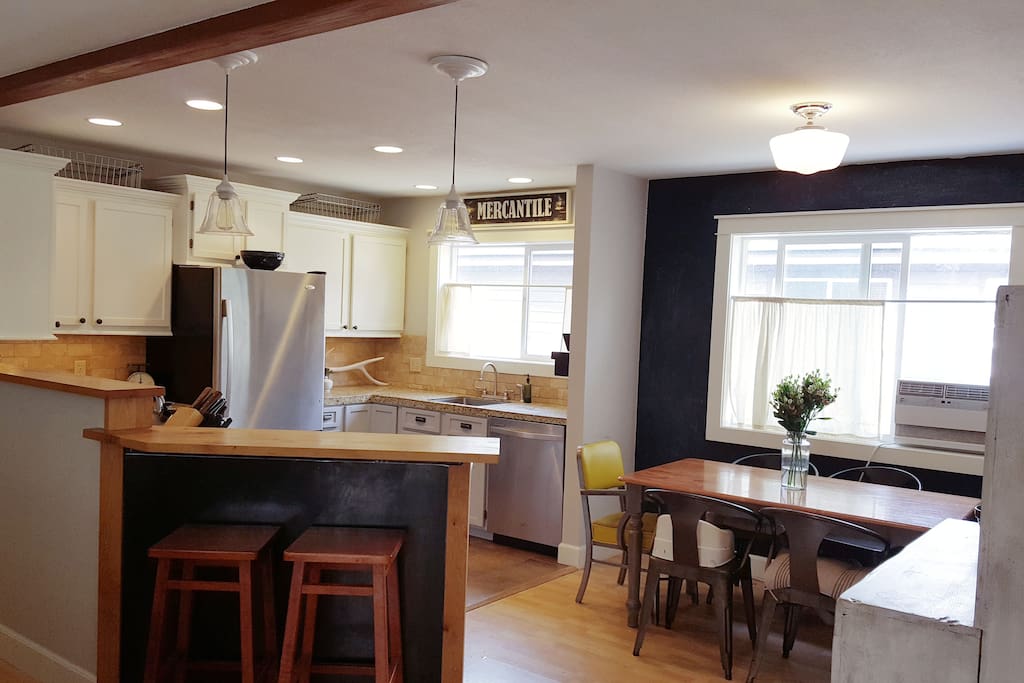 Open Kitchen and Dining Room