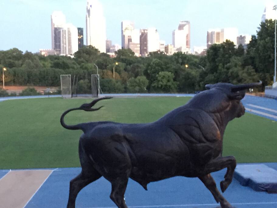 Local running track nearby