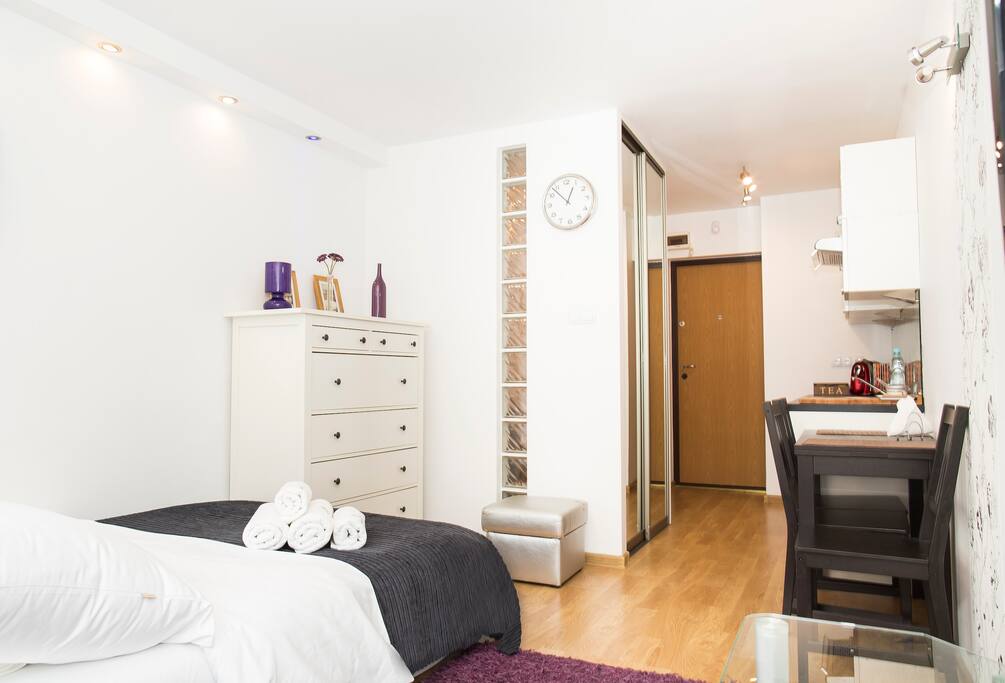 One room apartment for max. 3 people.