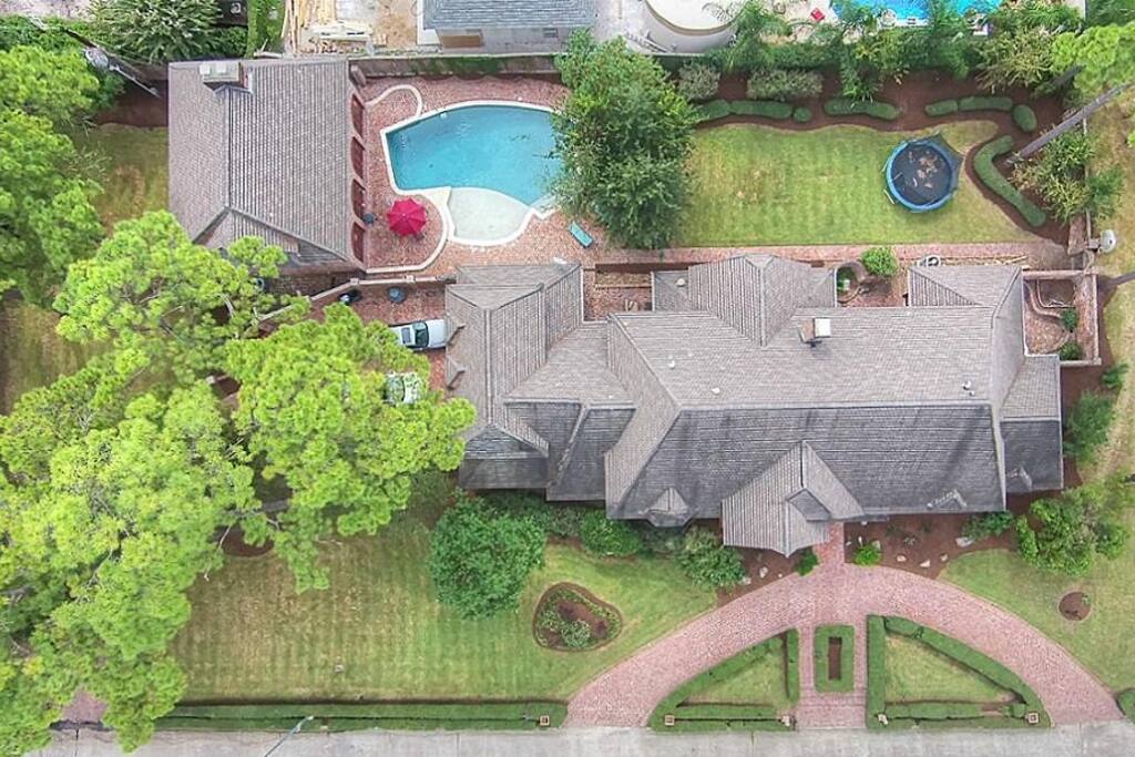 Arial view of the Century House