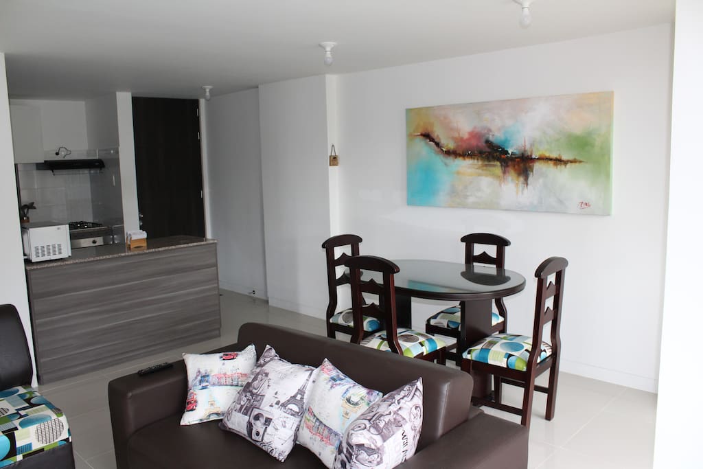 Sala/comedor
Open concept living/dining