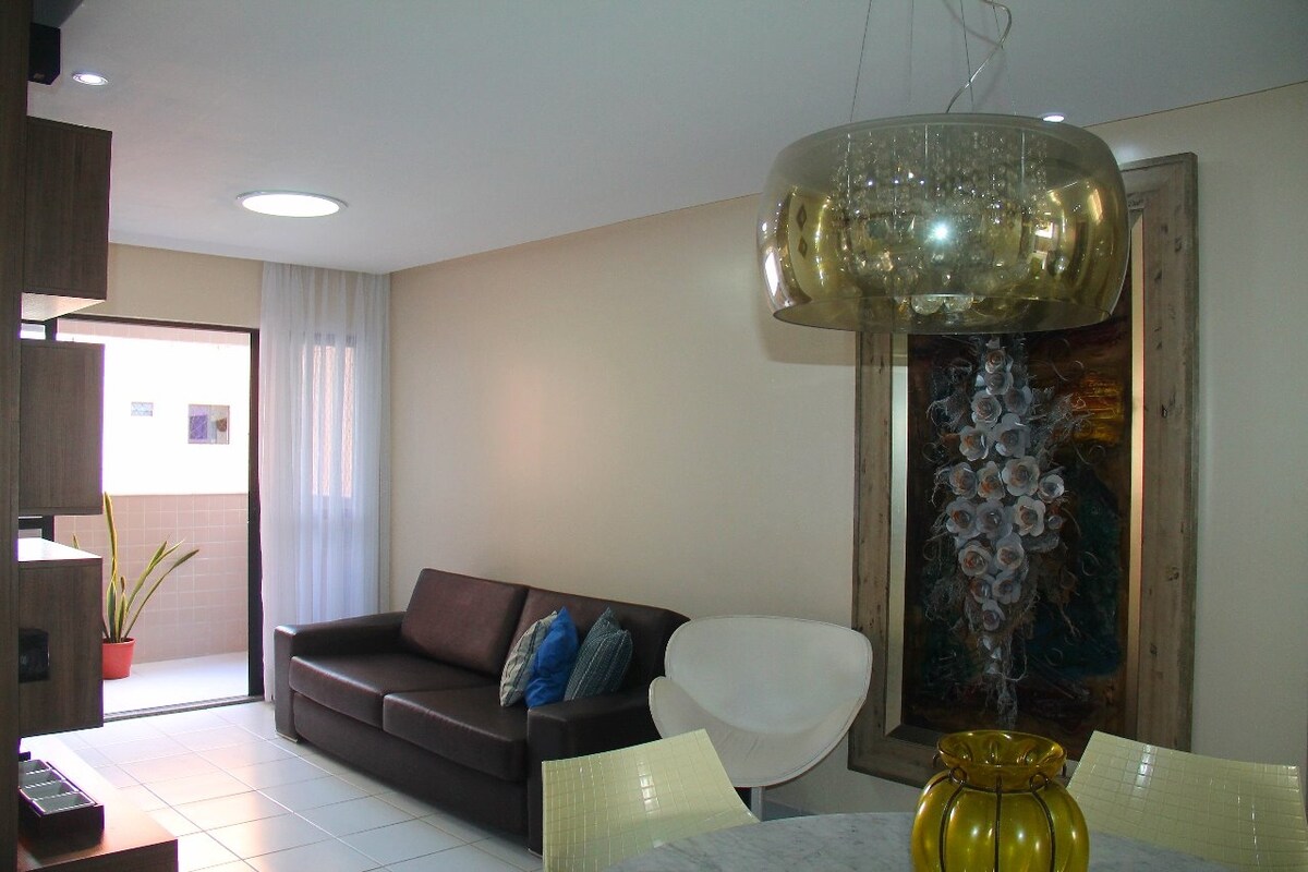 Successful Airbnb property: High-end apartment in the best of Ponta Verde. in Alagoas
