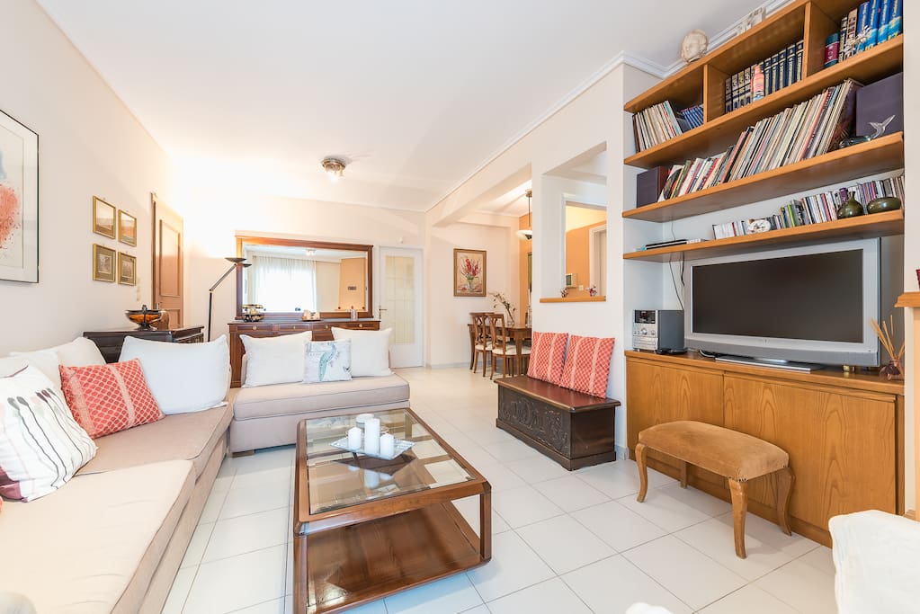 Enjoy the unique atmosphere of the living room