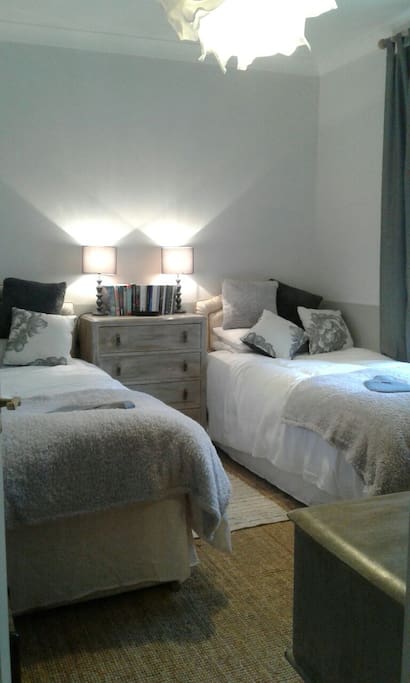 Relaxing bedroom after a day exploring..