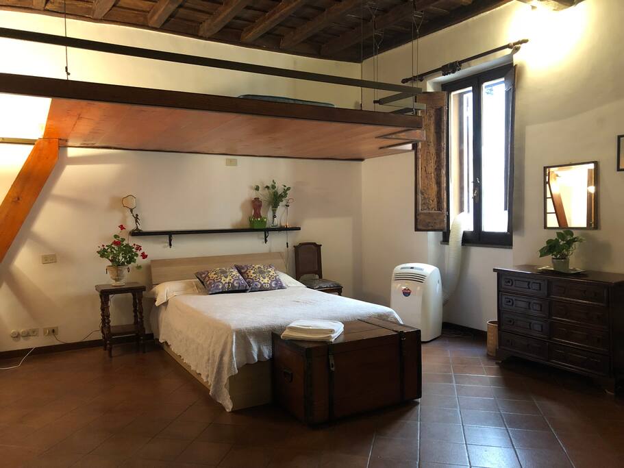 Rear Bedroom, ideal for family with sleeping loft above.