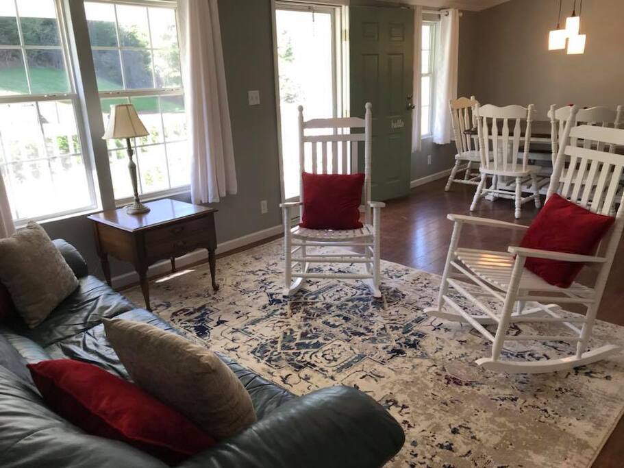 Large Living Area and Dinning Room