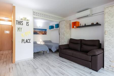 Acogedor apartamento 1ª línea de mar.