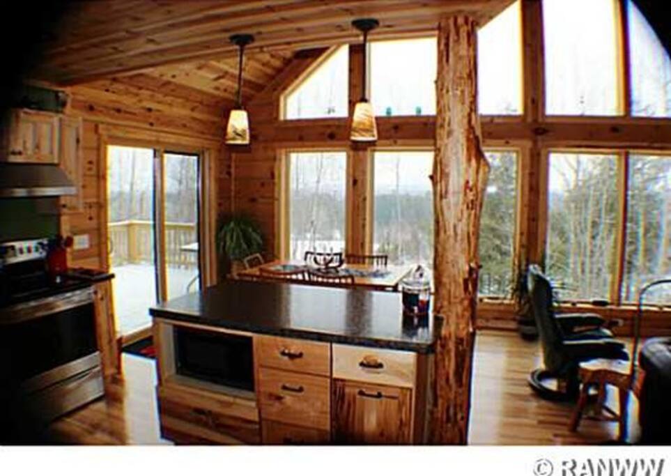 Older picture, the furniture is a bit different, but it shows the great sunlight and windows!