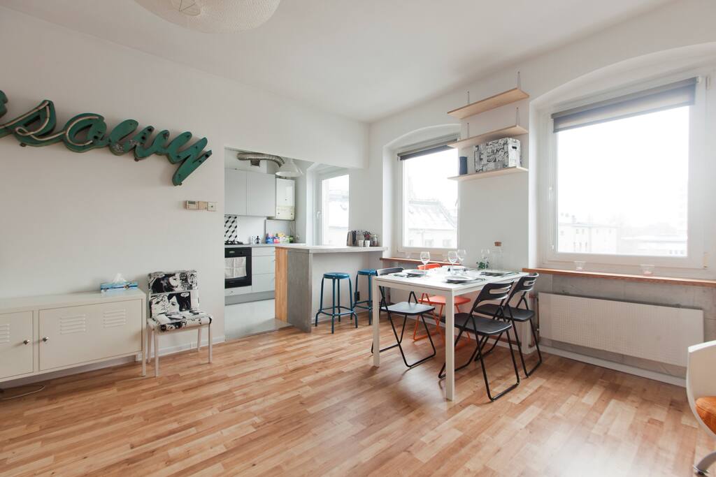 Open space - living room, kitchen