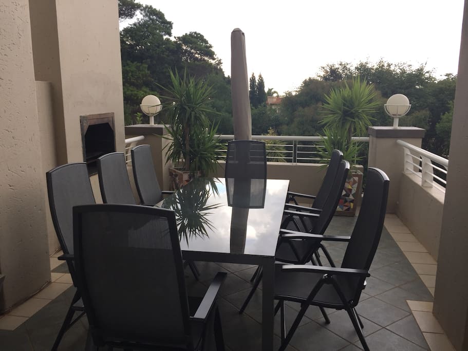 Balcony with braai facility
