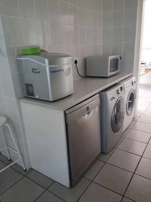 Dishwasher, washing machine . This makes life so much more livable.