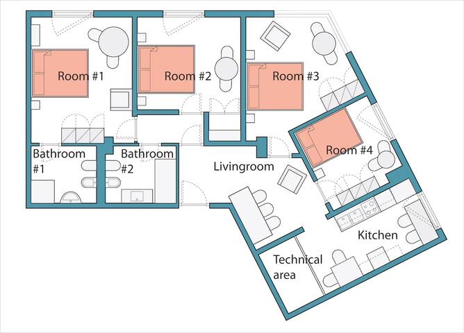 BigFamilyFlats – Vatican&Navona / 4 rooms gallery image 2