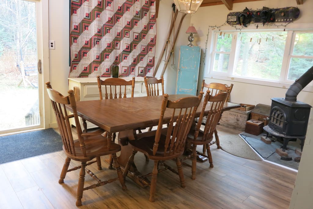 Dining Room and Woodstove