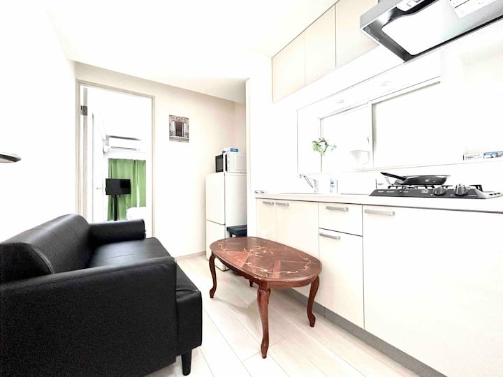 @Shin Apartment御徒町两张单人床公寓，可入住两人。 - Ginza