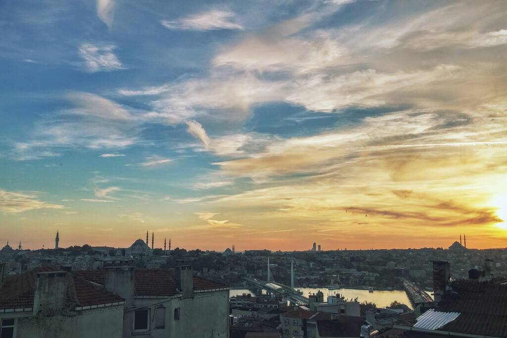 The view from the terrace