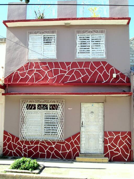 Fachada de la casa