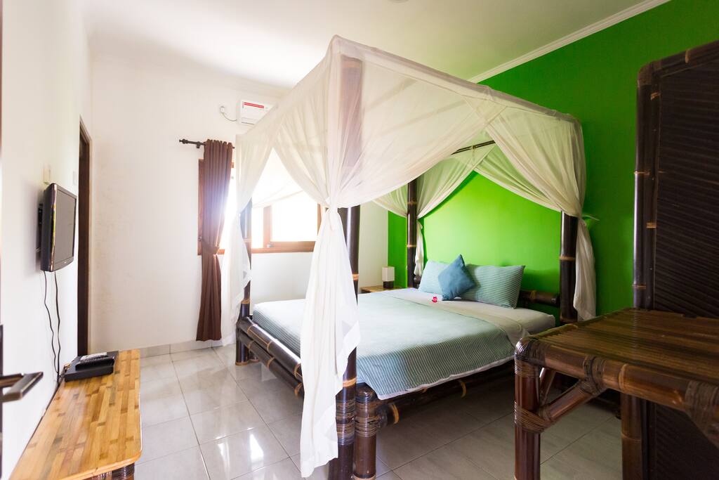 spacious bedroom