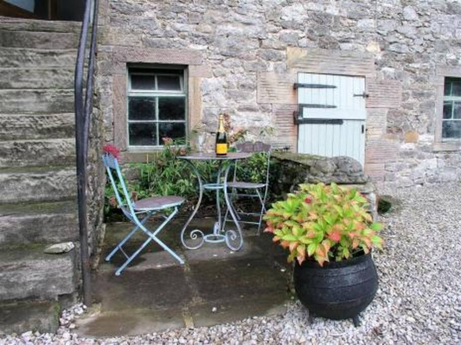 Private patio