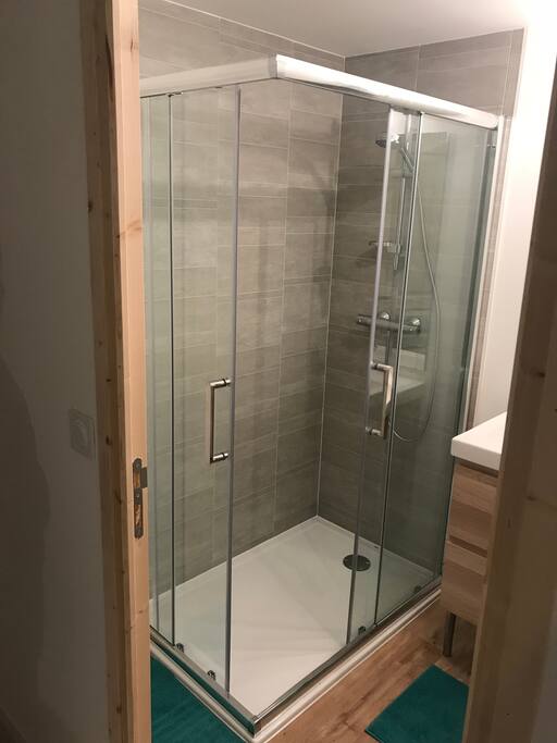 Douche neuve