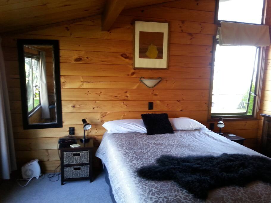 Spacious main bedroom .
