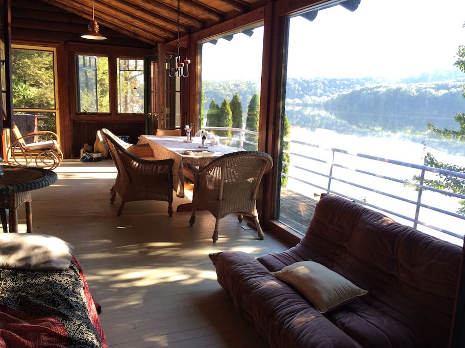 glassed in porch