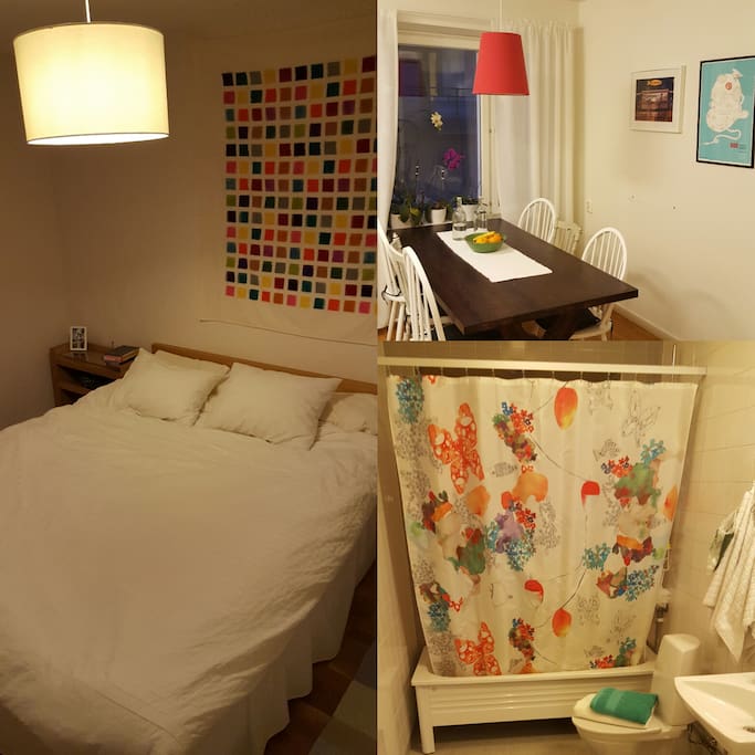 Bedroom-Kitchen & Bathroom.