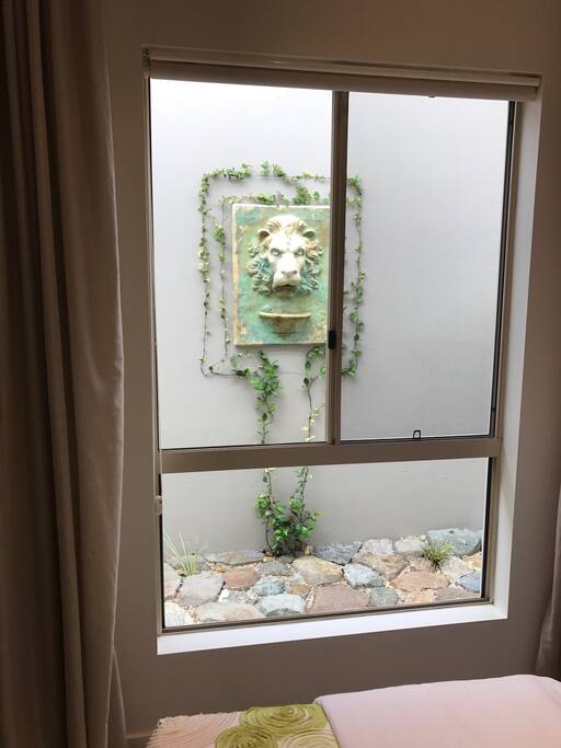 Looking out for the bedroom window