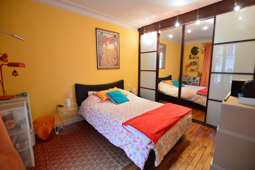 Get to rest in this comfortable bed