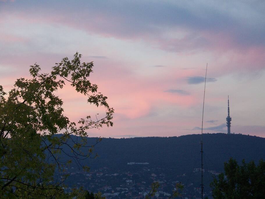 Panoráma az étkező-nappaliból