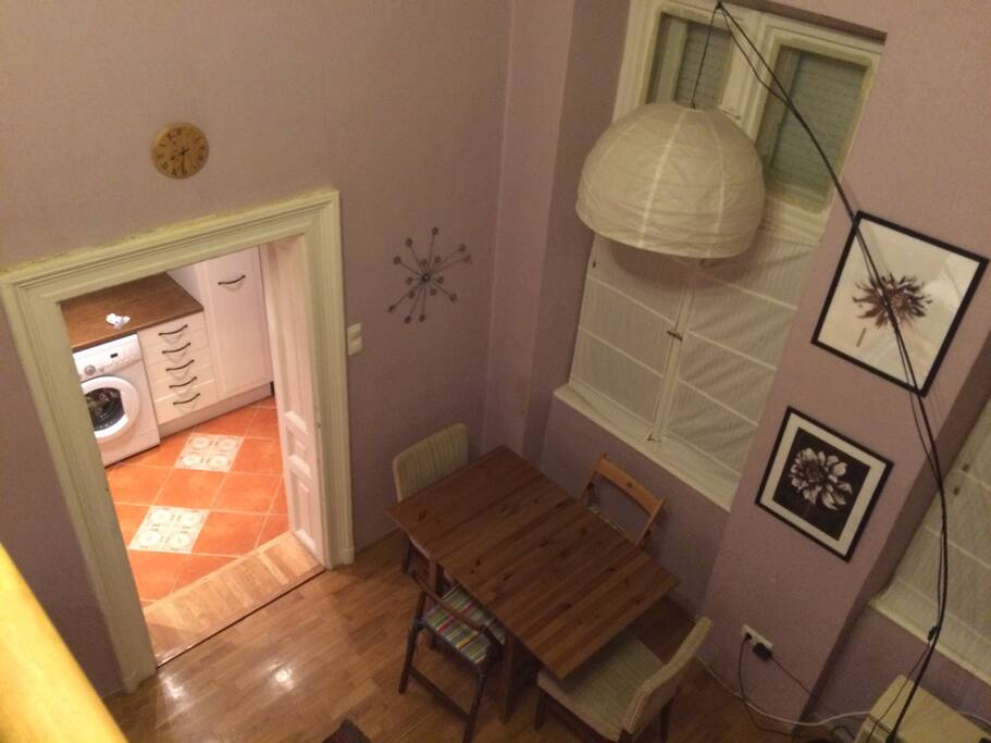 Living room from above